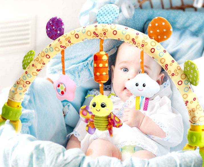 Baby Musical Mobile Toys for Bed Stroller Plush