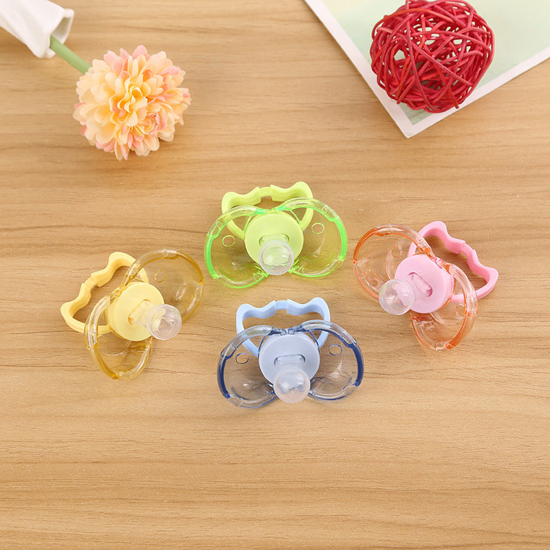 Baby pacifier anti automatically closed round head